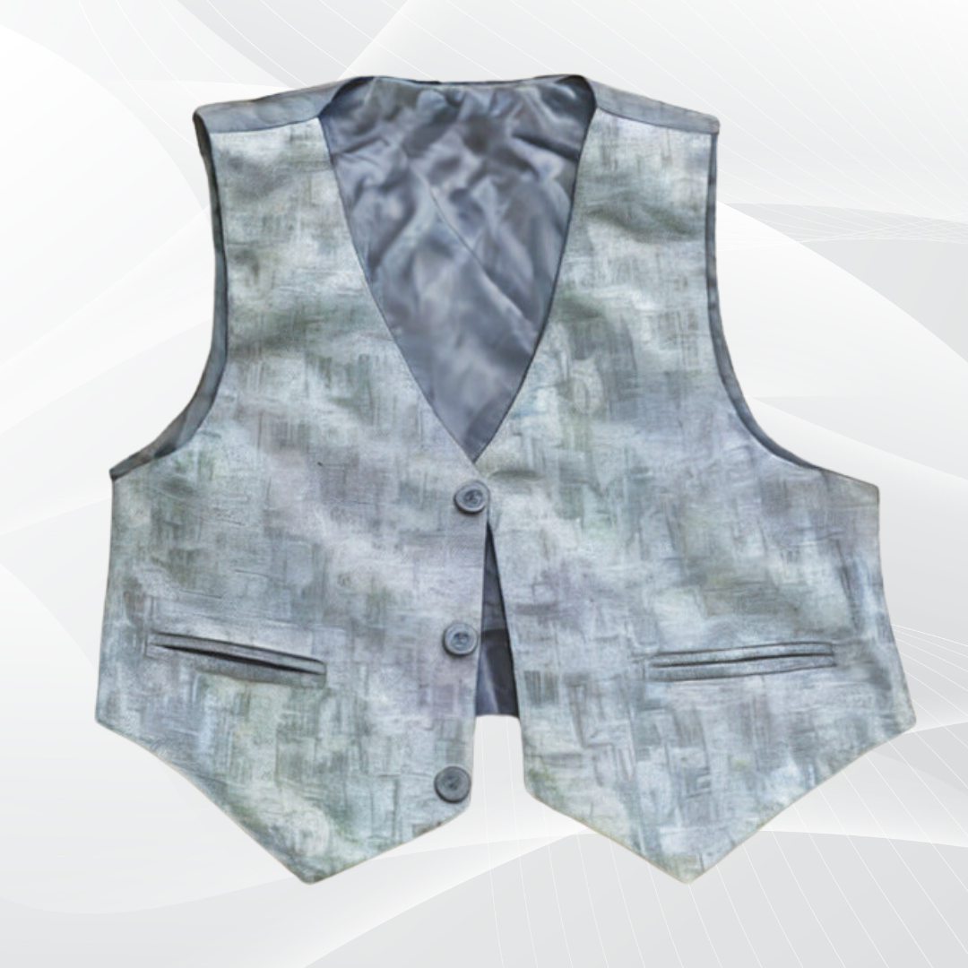 WILLIAM JACQUARD SILVER (3pcs suit)