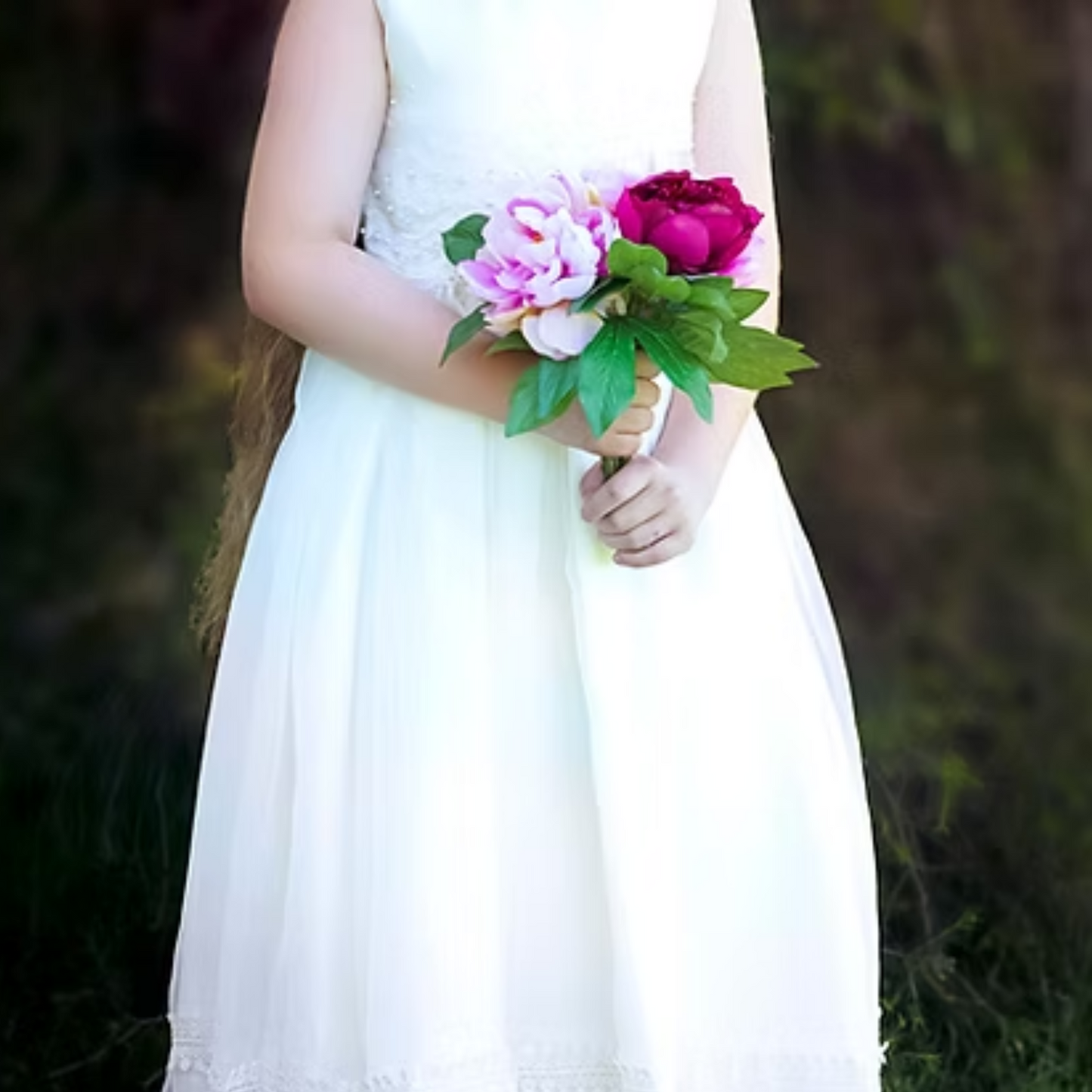 MILANI IVORY FLOWER GIRL DRESS