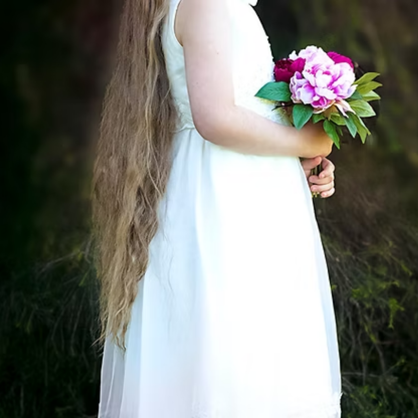 MILANI IVORY FLOWER GIRL DRESS
