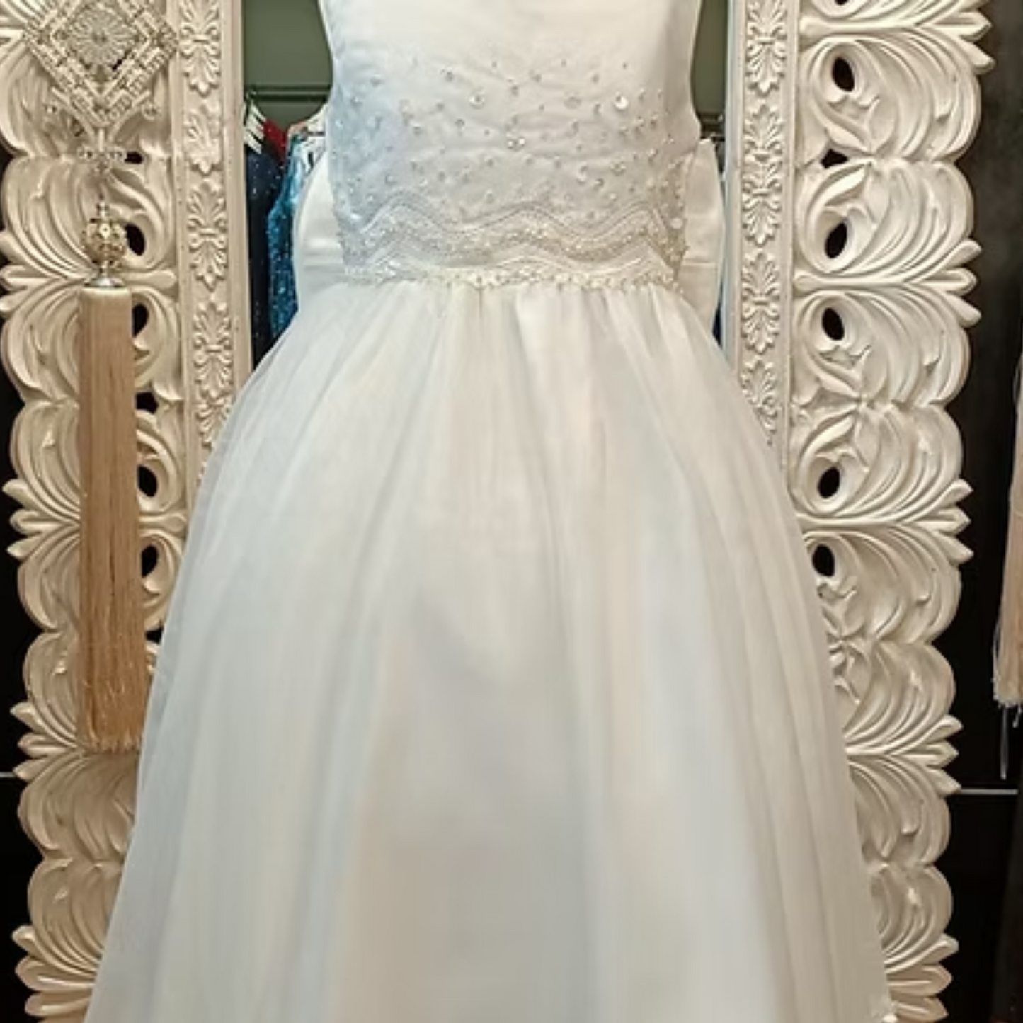 MILANI IVORY FLOWER GIRL DRESS