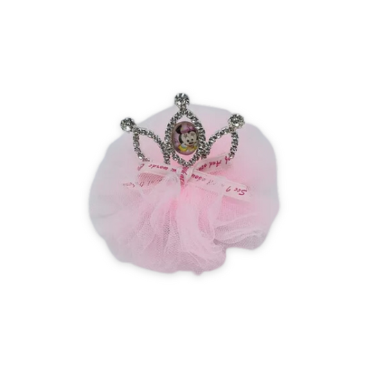 MICKEY PRINCESS HAIR CLIP PINK
