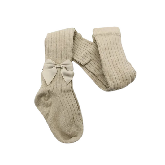 NUDE STOCKING WITH A BOW