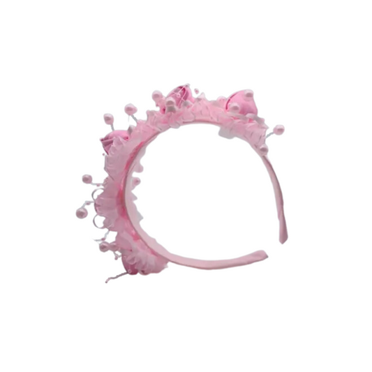 PINK FLORAL KIDS HEADBAND