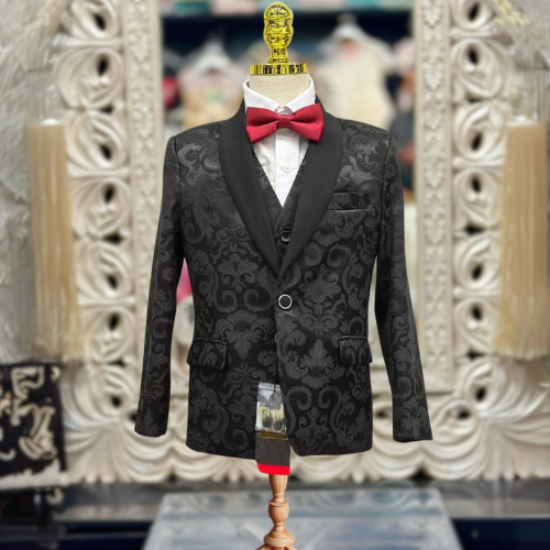 LEVI BLACK JACQUARD (3pcs suit)