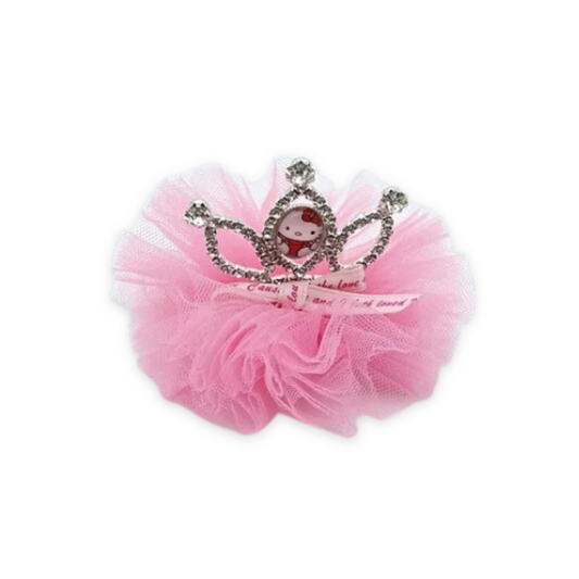 HELLO KITTY PRINCESS HAIR CLIP PINK