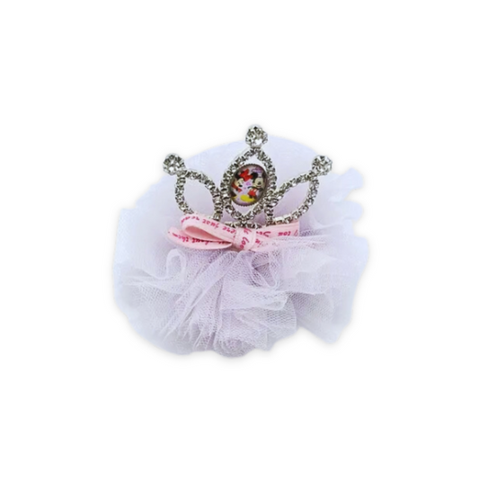 MICKEY MOUSE PRINCESS HAIR CLIP LAVENDER