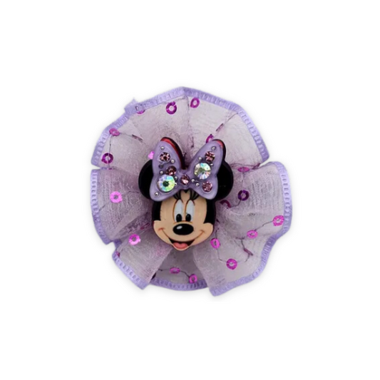 MICKEY MOUSE HAIR CLIP PURPLE