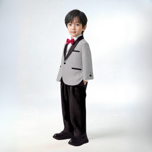 JAMES CROSS SILVER BLACK (3pcs suit)