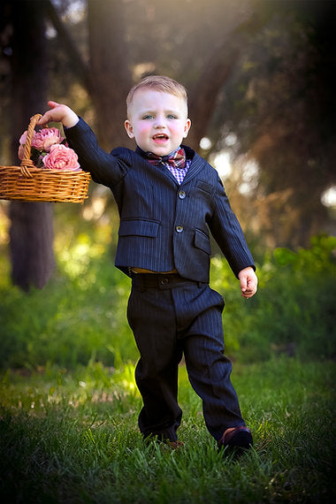 BOYS BLACK SUIT